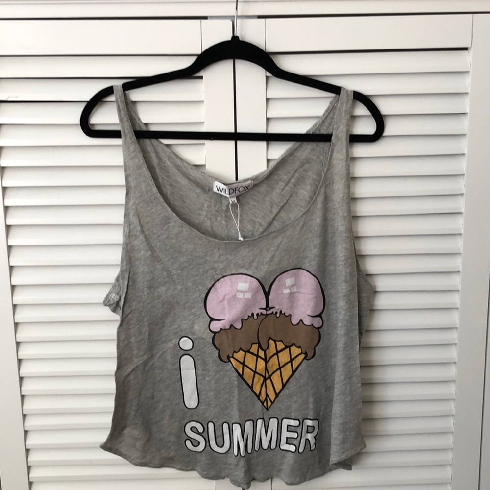 NWT✨ Wildfox  “I🍦Summer” Tank